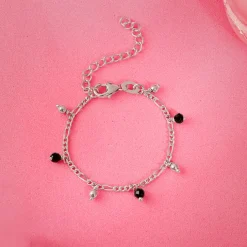 Silver Dua Kids Anklet
