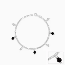 Silver Dua Kids Anklet