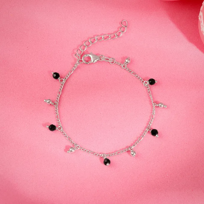 Silver Dua Kids Anklet