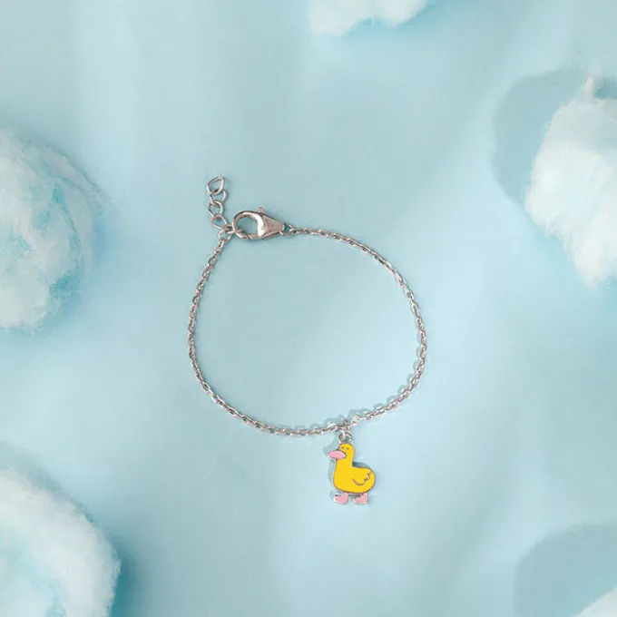 Silver Duckling Kids Bracelet (0 - 2 Years)