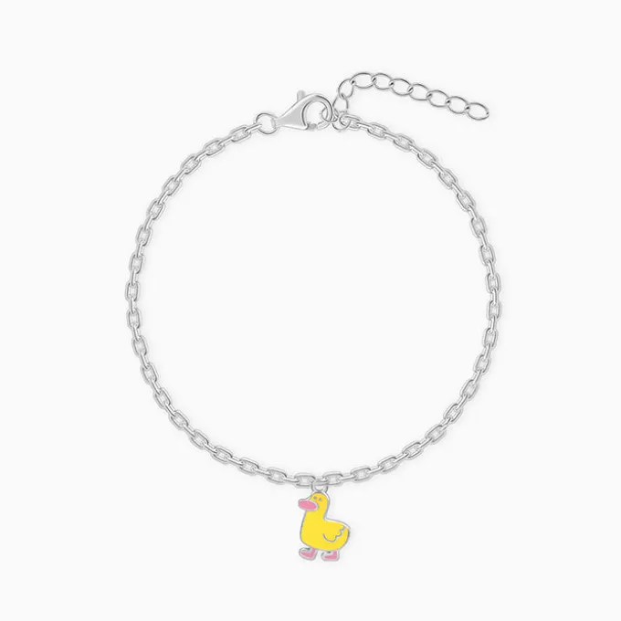 Silver Duckling Kids Bracelet (2 - 8 Years)