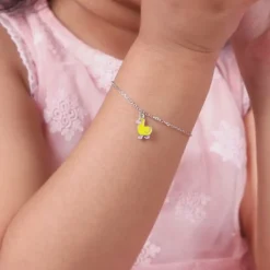 Silver Duckling Kids Bracelet (2 - 8 Years)