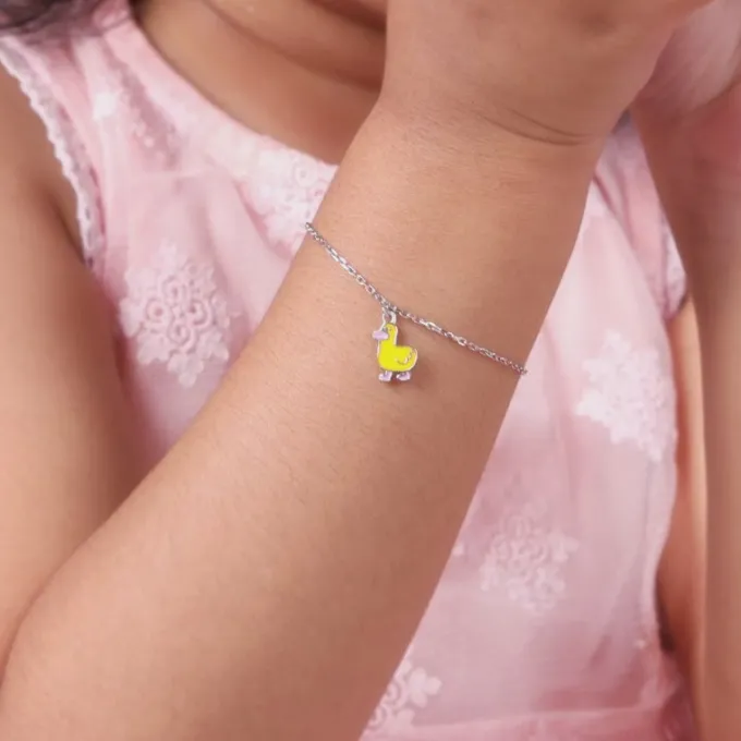 Silver Duckling Kids Bracelet (2 - 8 Years)