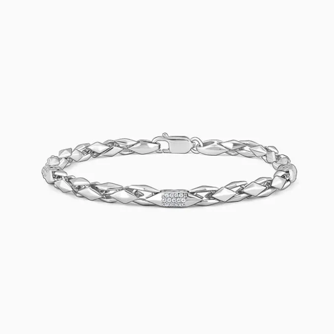 Silver Dude's Delight Bracelet For Him