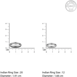 Silver Duo Couple Bands