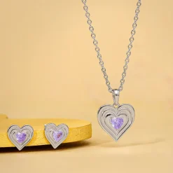 Silver Echo of Love Set