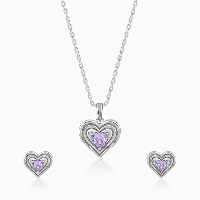 Silver Echo of Love Set