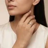 Silver Eclipse Twist Ring (Size 12)