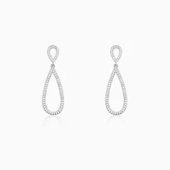 Silver Elegant Drop Earrings
