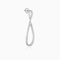 Silver Elegant Drop Earrings