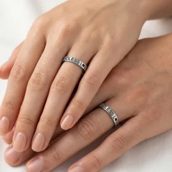 Silver Endless Love Couple Rings