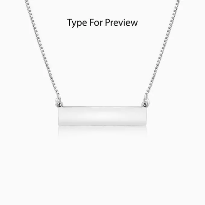 Silver Engraved Pendant with Box Chain