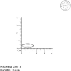 Silver Eterna Curve Ring