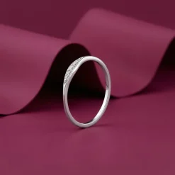 Silver Eterna Curve Ring