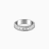 Silver Eterna Edge Band For Him