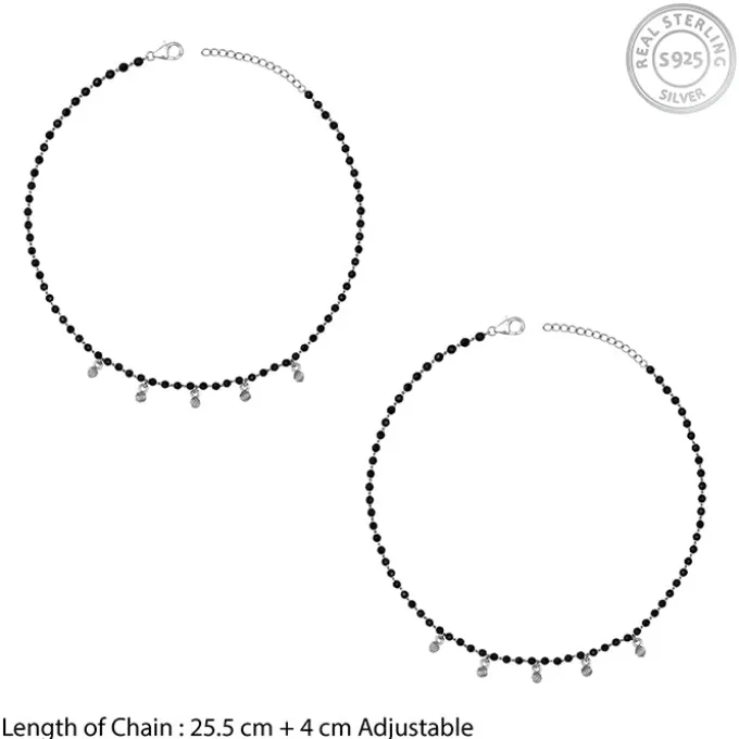 Silver Eternal Nazariya Anklet