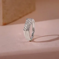 Silver Eternal Symmetry Ring For Him
