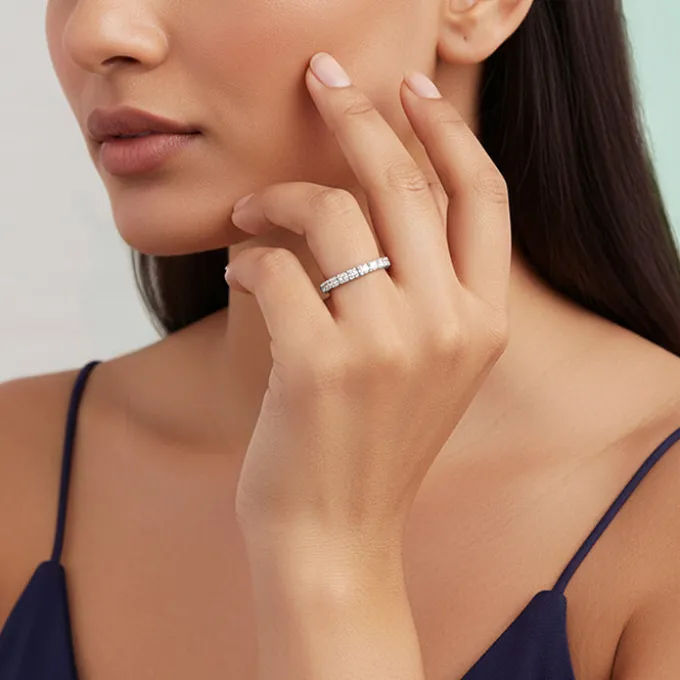 Silver Eternity Ring