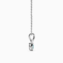 Silver Euanthe Pendant with Link Chain