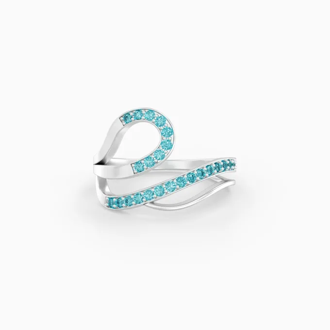 Silver Eurybia Ring (Size 12)