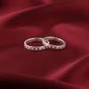 Silver Evermine Couple Bands