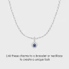 Silver Evil Eye Charm