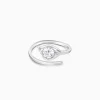 Silver Falling Dew Ring