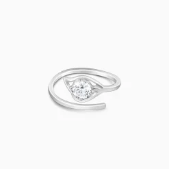 Silver Falling Dew Ring