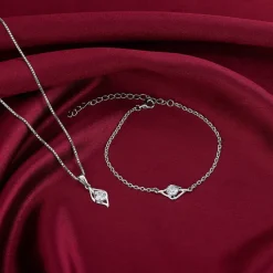 Silver Falling Dew Set of Two