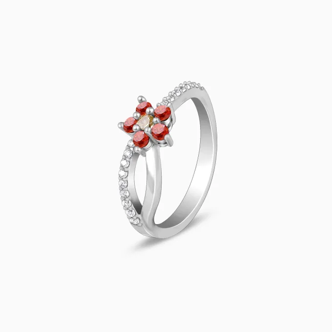 Silver Fauna Ring