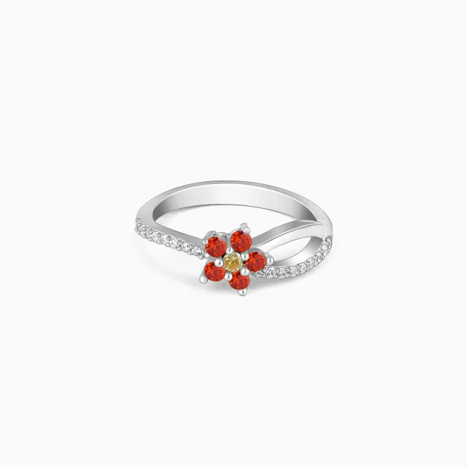 Silver Fauna Ring