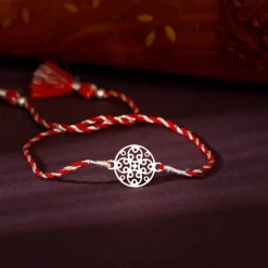 Silver Filigree Rakhi