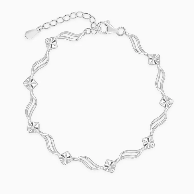 Silver Flamboyant Bracelet