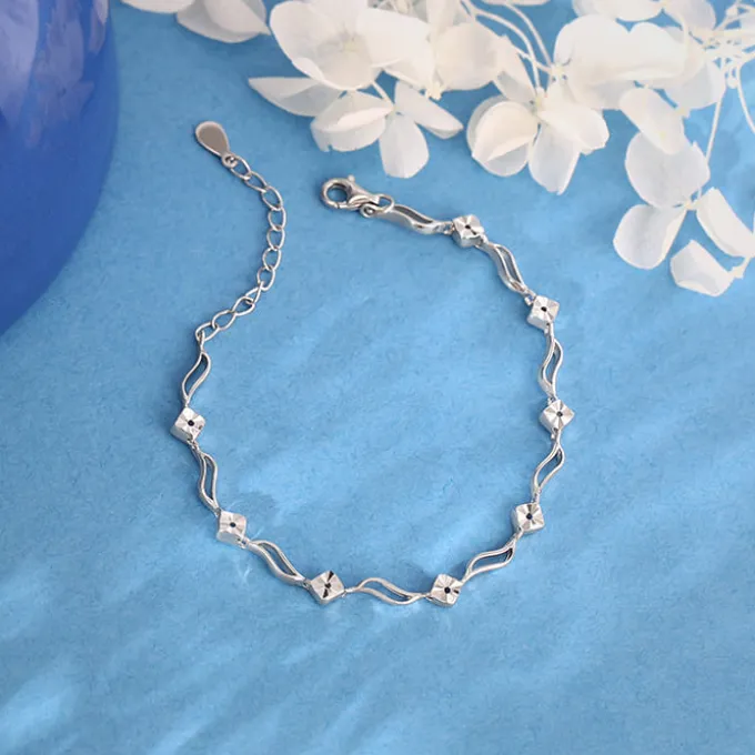 Silver Flamboyant Bracelet