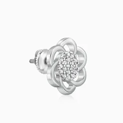 Silver Floral Moment Earrings