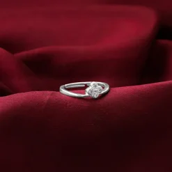 Silver Floral Muse Ring