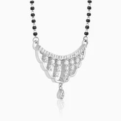 Silver Floral Paradise Mangalsutra