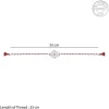 Silver Floral Rakhi