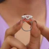 Silver Floret Charm Ring