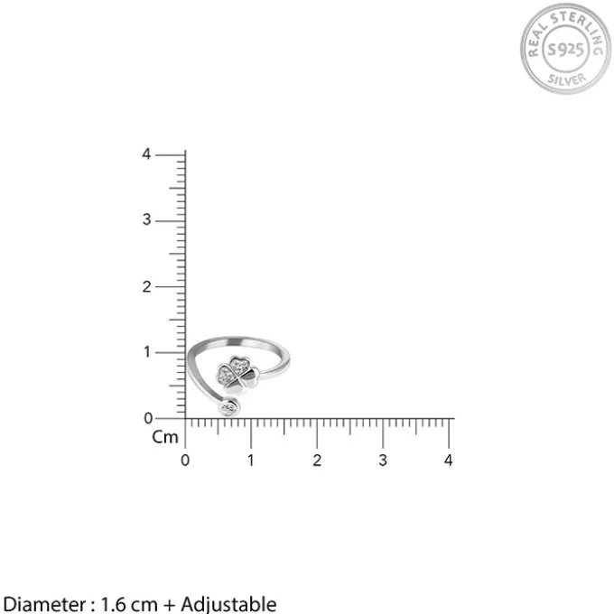 Silver Floret Ring
