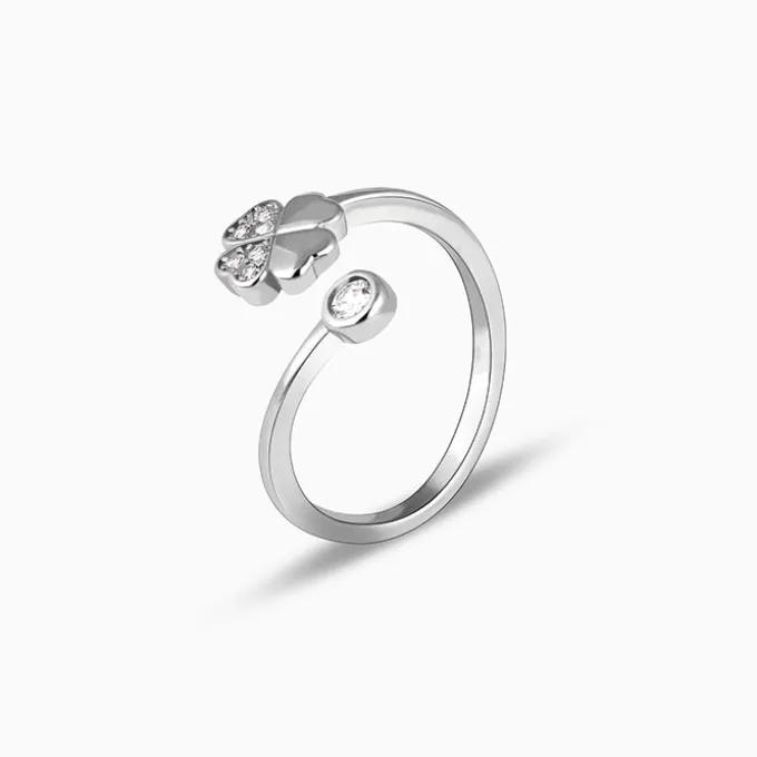 Silver Floret Ring