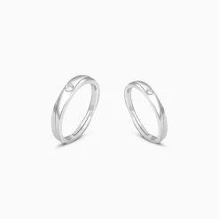 Silver Forever Couple Bands