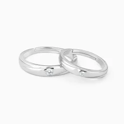 Silver Forever Couple Bands