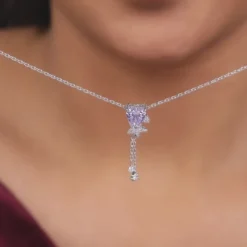 Silver Forever Held Necklace