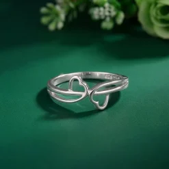 Silver Forever Knot Ring