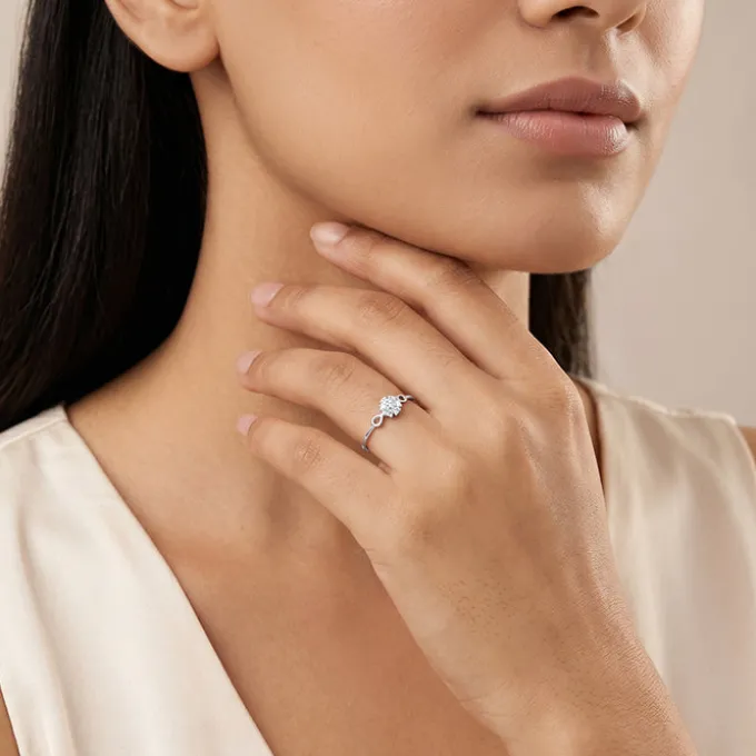 Silver Frostline Ring (Size 12)