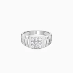 Silver Fuego Ring For Him