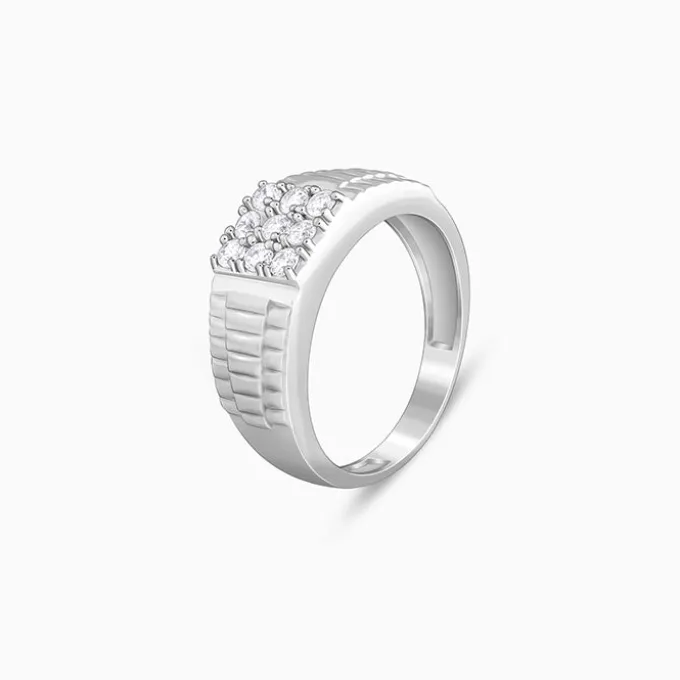 Silver Fuego Ring For Him