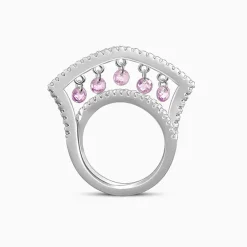 Silver Fused Charm Ring