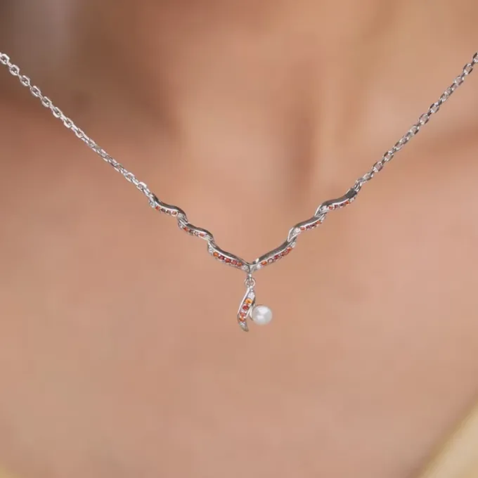 Silver Gaia Necklace